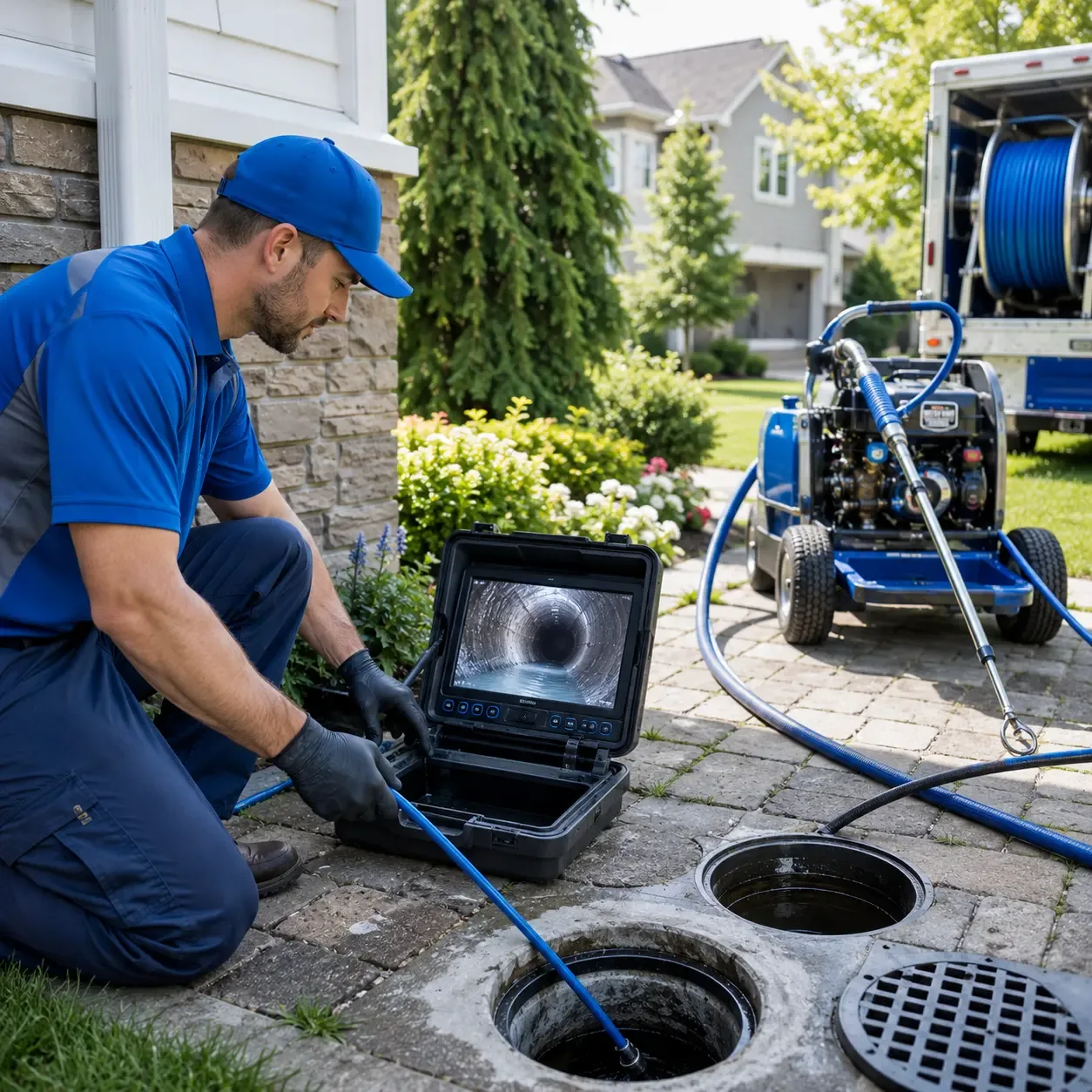 Outdoor drain cleaning professionals serving Russellville, AR